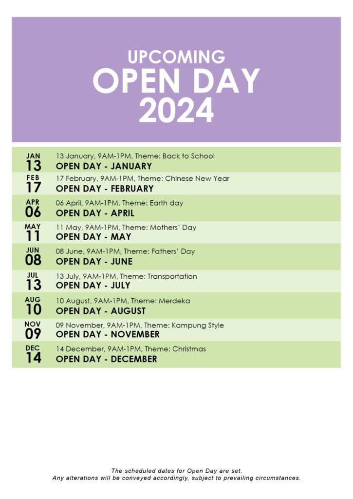 Upcoming Open day 2024 01